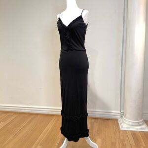 Vera Wang Black Maxi Dress